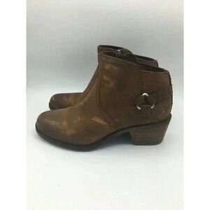 Teva Anaya Womens Size 7‎ Brown Zipper Waterproof Leather Ankle Boot 1012462